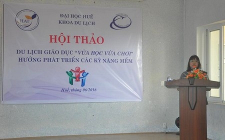 Hội thảo khoa học Du lịch giáo dục “Vừa học vừa chơi”- hướng phát triển các kỹ năng mềm