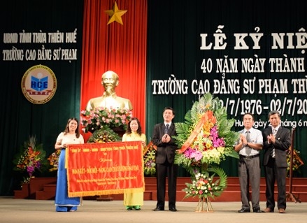 Trường CĐSP Thừa Thiên Huế kỷ niệm 40 năm ngày thành lập