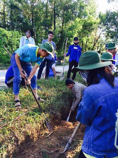 Hương Trà: gần 500 đoàn viên thanh niên ra quân thực hiện công trình chiến dịch thanh niên tình nguyện hè năm 2016