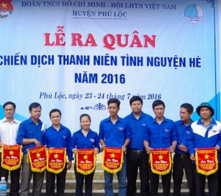 Huyện đoàn Phú Lộc ra quân chiến dịch hè tình nguyện năm 2016