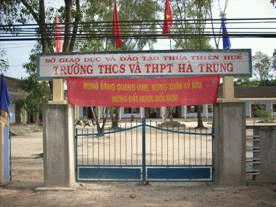 Thành lập Trường Trung học Phổ thông Hà Trung trực thuộc Sở Giáo dục và Đào tạo