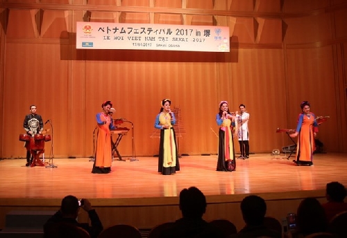 Ấn tượng chương trình nghệ thuật Lễ hội Xuân Việt Nam tại Sakai