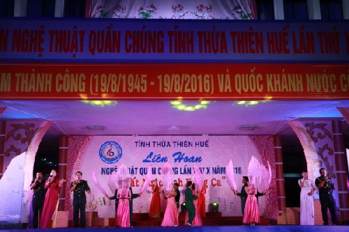 Khai mạc Liên hoan Nghệ thuật quần chúng tỉnh Thừa Thiên Huế lần thứ X