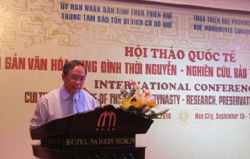 Hội thảo khoa học “ Di sản văn hóa cung đình thời Nguyễn – Nghiên cứu, bảo tồn và phát huy giá trị”. 