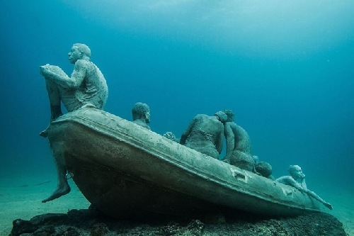 Khám phá bảo tàng điêu khắc dưới nước đầu tiên tại châu Âu