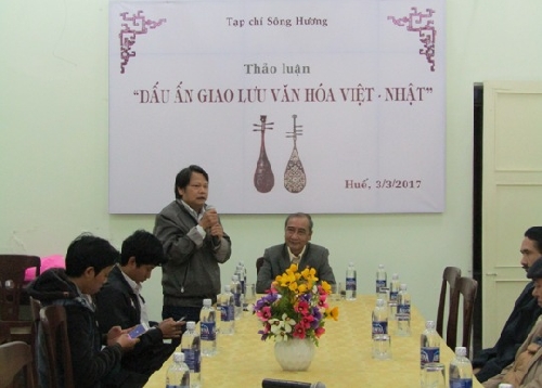 Tạp chí Sông Hương tổ chức buổi thảo luận “Dấu ấn giao lưu văn hóa Việt – Nhật”