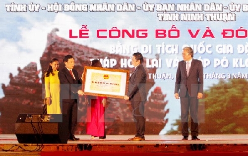 Tháp Chăm Ninh Thuận được công nhận di tích cấp Quốc gia đặc biệt
