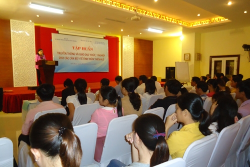Tập huấn Truyền thông và giáo dục Y đức, Y nghiệp tại tỉnh Thừa Thiên Huế