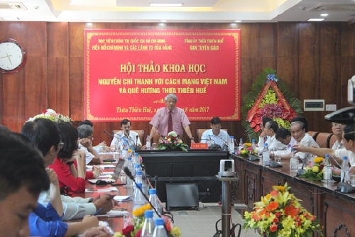Hội thảo khoa học Nguyễn Chí Thanh với Cách mạng Việt Nam và quê hương Thừa Thiên Huế
