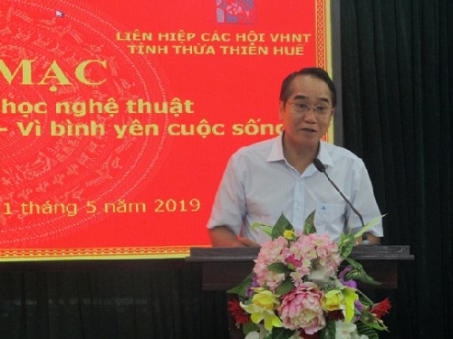 Khai mạc trại sáng tác VHNT " Công an Thừa Thiên Huế - vì bình yên cuộc sống"