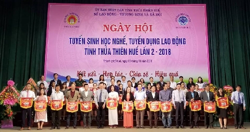 Ngày hội tuyển sinh học nghề, tuyển dụng lao động tỉnh Thừa Thiên Huế lần 2 – 2018