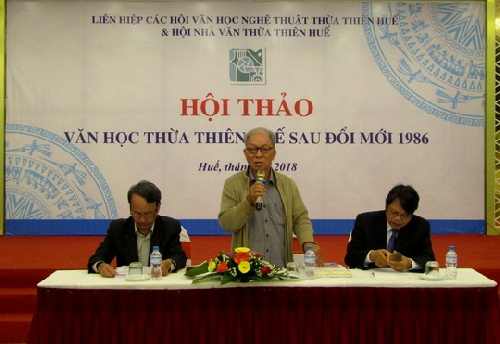 Hội thảo “ Văn học Thừa Thiên Huế sau đổi mới 1986”. 