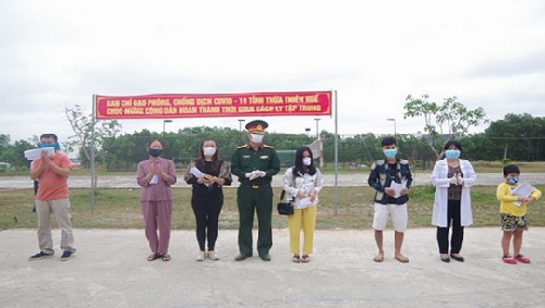 Thêm 123 công dân hoàn thành thời gian cách ly  tại Thừa Thiên - Huế