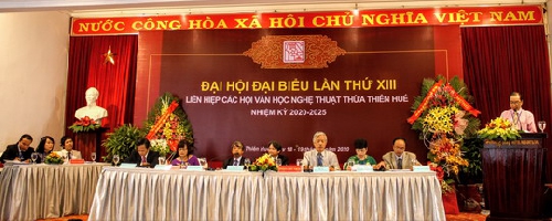 Đại hội đại biểu Liên hiệp các hội Văn học Nghệ thuật Thừa Thiên Huế lần thứ XIII, nhiệm kỳ 2020-2025.