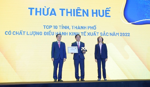 Thừa Thiên Huế đứng thứ 6 trong bảng xếp hạng PCI năm 2022  
