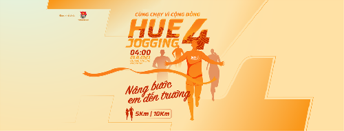 “Hue Jogging – Cùng chạy vì cộng đồng” lần thứ 4  diễn ra vào sáng 20/8