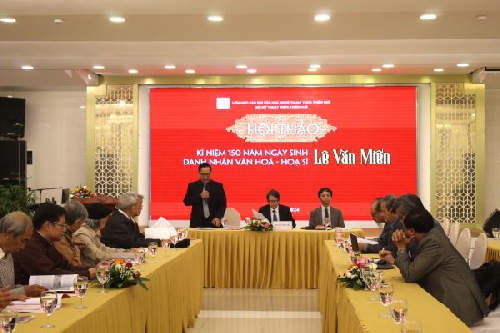  Hội thảo "Kỷ niệm 150 năm ngày sinh danh nhân văn hoá, hoạ sĩ Lê Văn Miến"