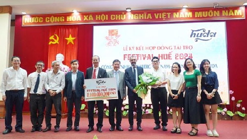 Công ty TNHH Bia Carlsberg Việt Nam tài trợ 8 tỷ đồng cho Festival Huế 2024