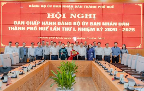 Hội nghị Ban Chấp hành Đảng bộ UBND thành phố Huế lần thứ nhất, nhiệm kỳ 2020-2025