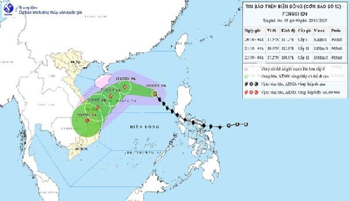 Công điện khẩn của Chủ tịch UBND thành phố về việc chủ động ứng phó với bão số 12 (FENGSHEN) và mưa lớn 