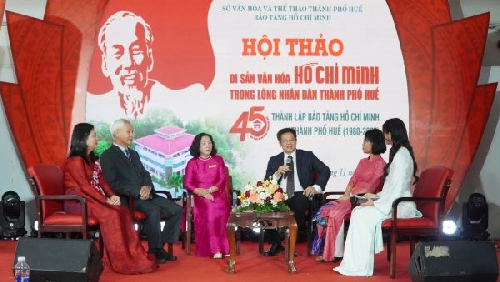 Hội thảo với chủ đề “Di sản văn hóa Hồ Chí Minh trong lòng nhân dân TP Huế”