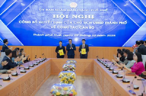 Bổ nhiệm Chánh Thanh tra thành phố và Chánh Văn phòng UBND thành phố