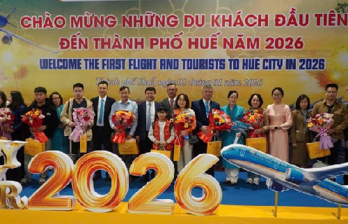 Thành phố Huế ước đón khoảng 85.000 lượt khách trong những ngày đầu năm mới 2026