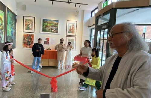 Triển lãm Những miền đất nhớ của Họa sĩ Đặng Mậu Tựu tại New Zealand 