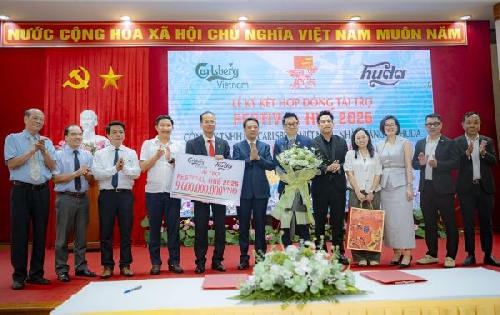 Carlsberg Việt Nam tài trợ Festival Huế 2026 với tổng giá trị 9 tỷ đồng
