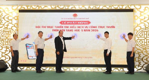Phát động Hội thi trực tuyến tìm hiểu Dịch vụ công trực tuyến trên nền tảng Hue-S năm 2026