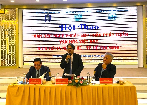 Hội thảo "Văn học nghệ thuật góp phần phát triển văn hoá Việt Nam nhìn từ Hà Nội – Huế và TP Hồ Chí Minh”