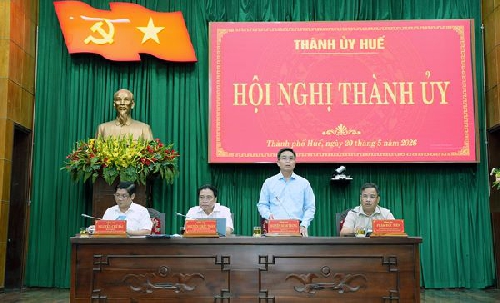 Hội nghị Thành ủy Huế bầu bổ sung nhân sự Ban Chấp hành Đảng bộ thành phố, nhiệm kỳ 2025 - 2030