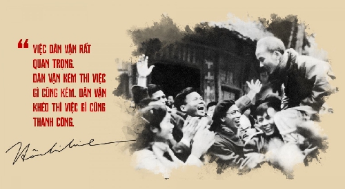 Chủ tịch Hồ Chí Minh với công tác dân vận