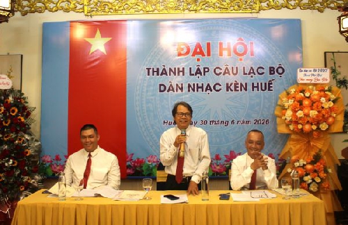 Câu lạc bộ Dàn nhạc Kèn Huế Đại hội thành lập nhiệm kỳ 2026 - 2031