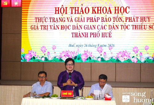 Bảo tồn, phát huy giá trị văn học dân gian các dân tộc thiểu số thành phố Huế