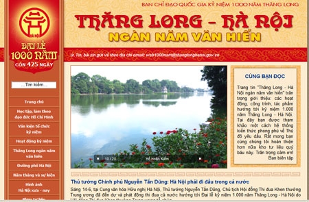 Ra mắt trang thông tin điện tử: “Thăng Long - Hà Nội 1.000 năm văn hiến”