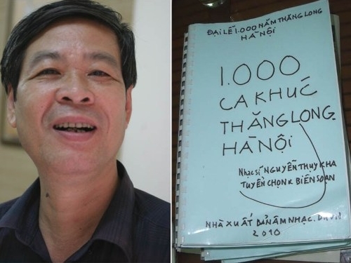 Nguyễn Thụy Kha với cuốn 1000 ca khúc TL-HN