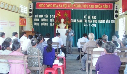 Hội Nhà văn Thừa Thiên Huế tổ chức Bế mạc Trại sáng tác Văn học Hương Vân -  2011